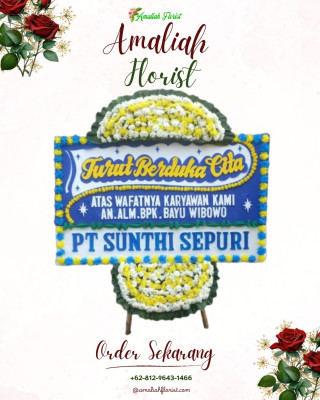 Papan Bunga Duka di Dharmasraya
