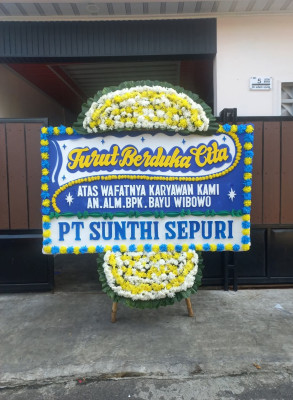 Papan Bunga Duka di Dharmasraya