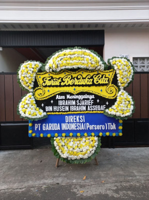 Papan Bunga Duka di Dharmasraya